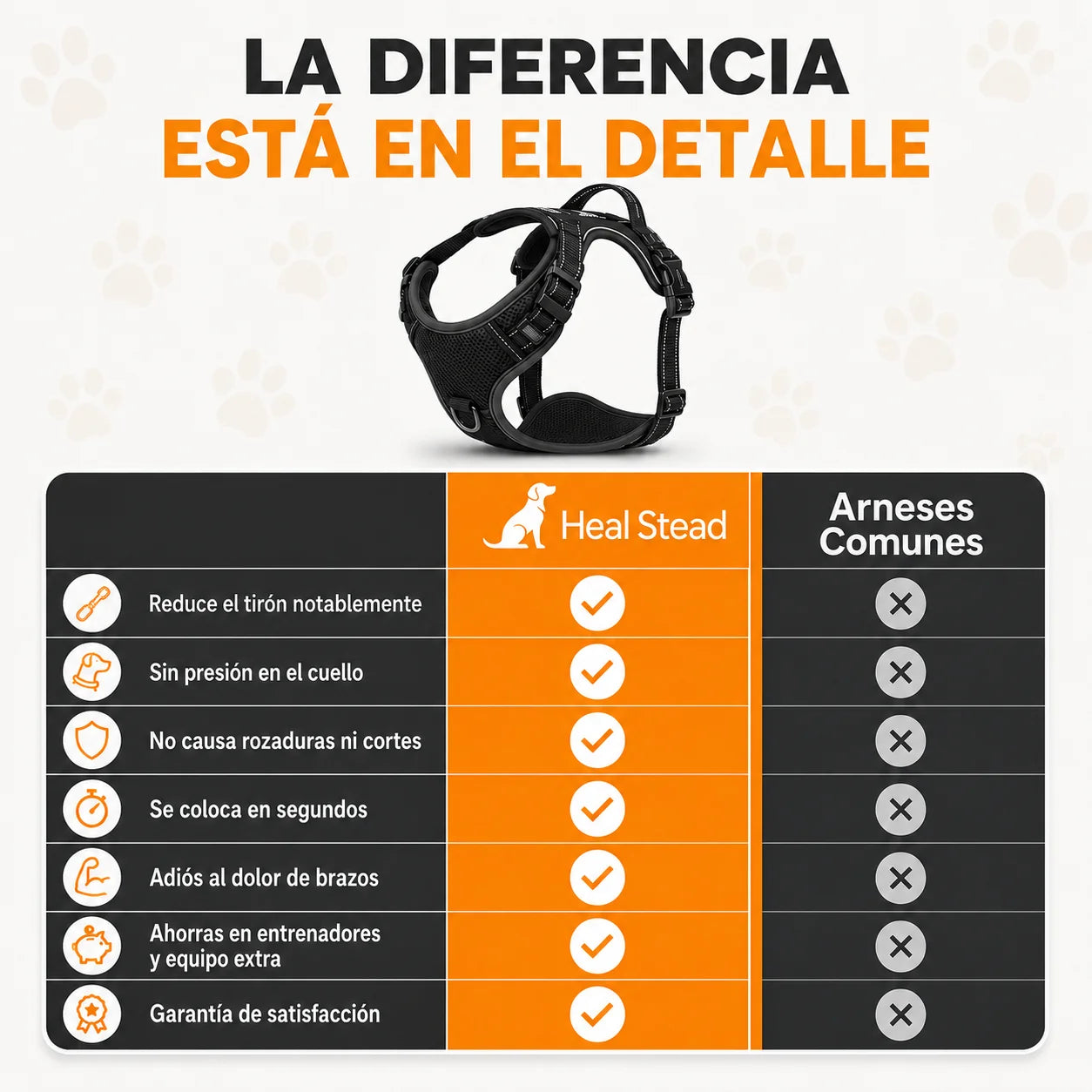 Arnés Anti Tirones