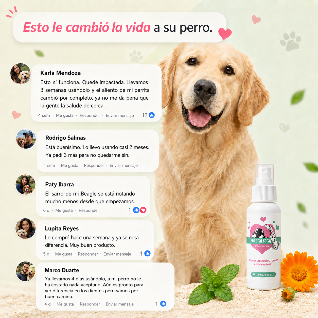 Spray Bucal Para Perros